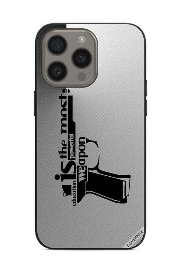 غطاء حماية لهاتف Apple iPhone 15 Pro Max التعليم هو السلاح الأقوى