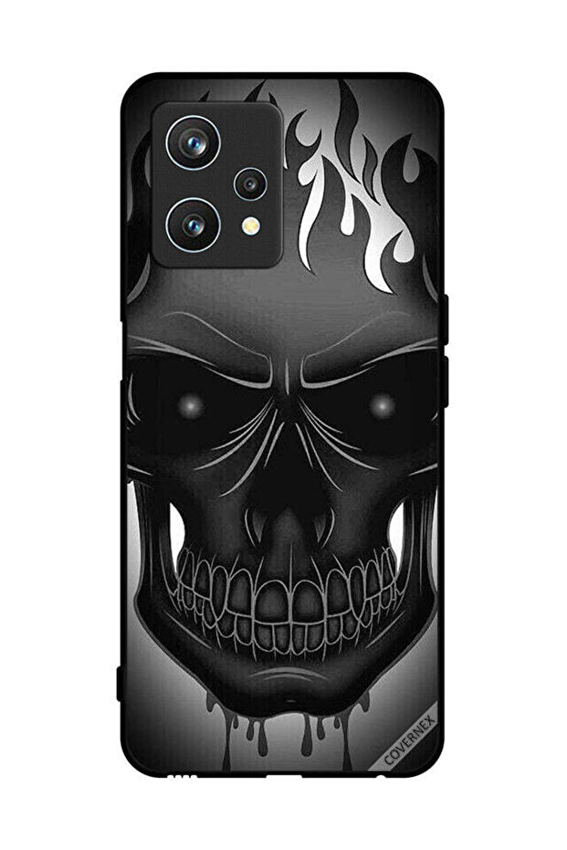 غطاء حماية لهاتف Realme 9 Pro بتصميم جمجمة
