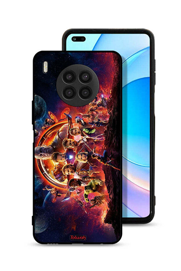 غطاء حماية لهاتف Honor 50 Lite بتصميم Avengers