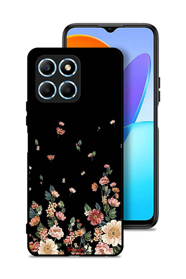 Honor X6 Protective Case Cover Small Flowers In Bottom
