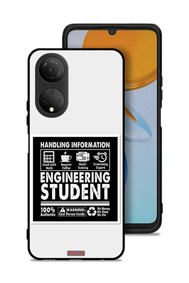 غطاء حماية لهاتف Honor X7 - ملصق طالب هندسة