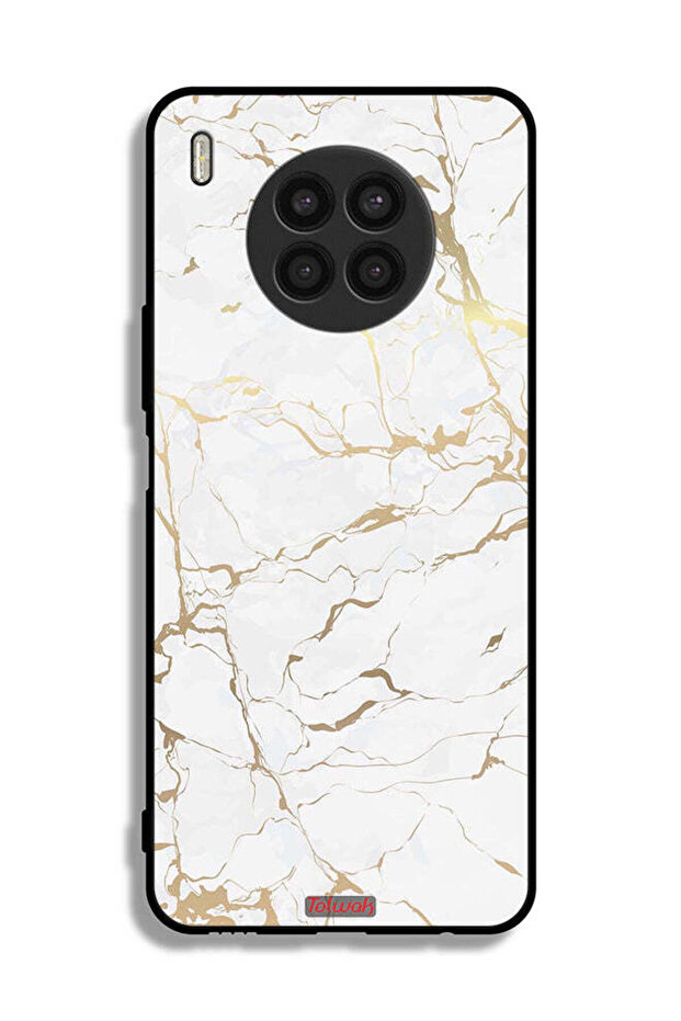 غطاء حماية لهاتف Honor 50 Lite بنمط رخامي - 2