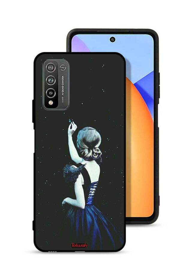 غطاء حماية لهاتف Honor 10X Lite بتصميم نجمة مؤثرة