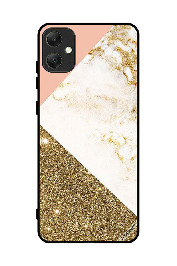 Protective Case Cover For Samsung Galaxy A05 Glitter & Marble Pattern