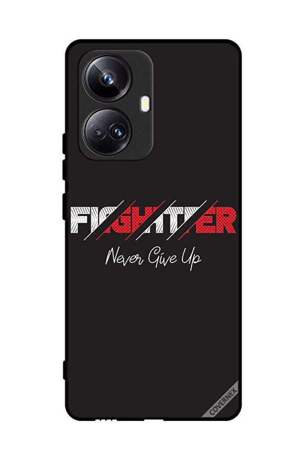 غطاء حماية لجهاز Realme 10 Pro Plus Fighter Never Give Up