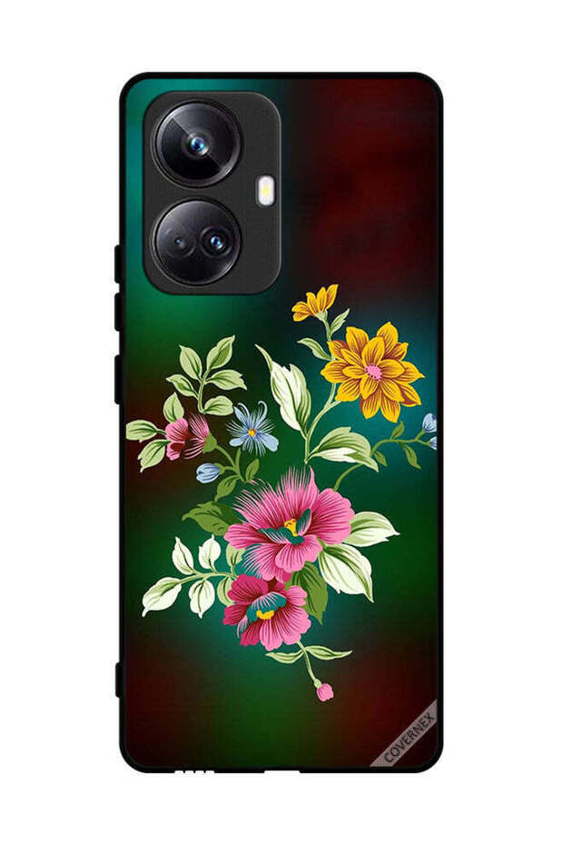 غطاء حماية لهاتف Realme 10 Pro Plus HD Flowers