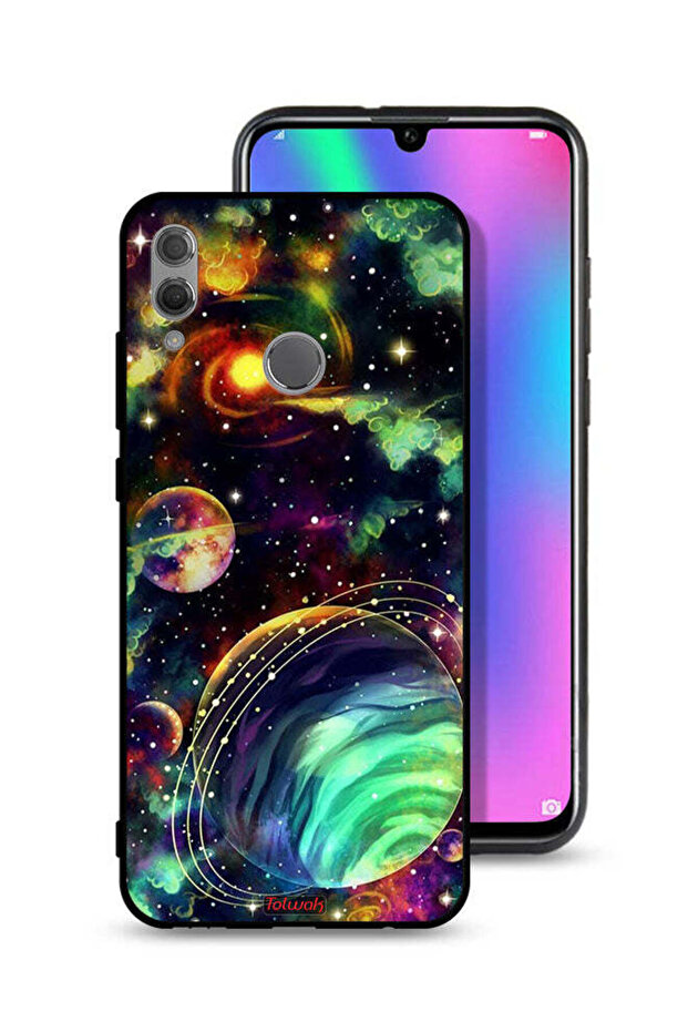 غطاء حماية لهاتف Honor 10 Lite بتصميم الكواكب