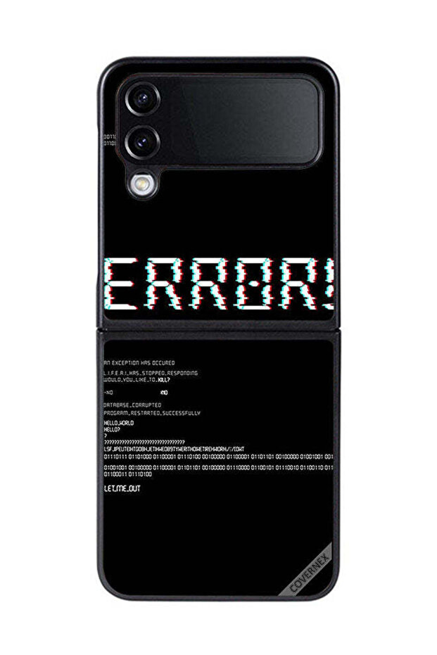 غطاء حماية لهاتف Samsung Galaxy Z Flip 4 Error