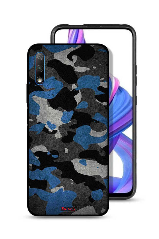 غطاء حماية لهاتف Honor 9X (الصين) بنمط مموه