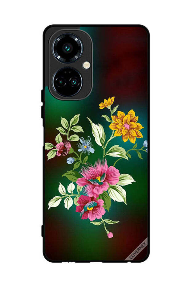 غطاء حماية لهاتف تكنو كامون 19 برو اتش دي فلاورز
