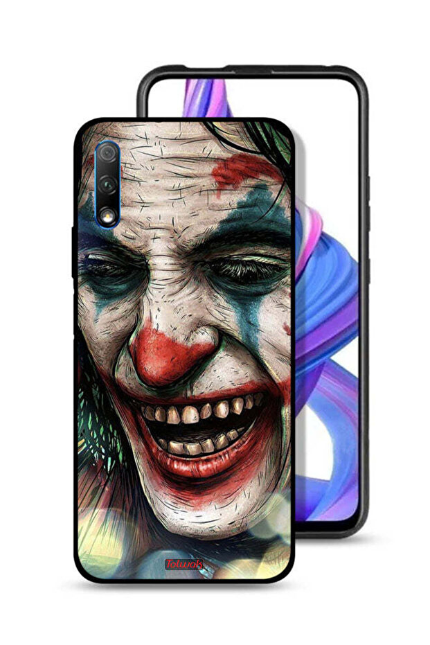 غطاء حماية لهاتف Honor 9X (الصين) بتصميم وجه الجوكر الضاحك