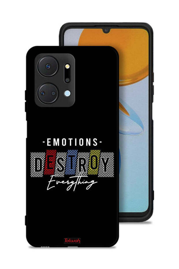 غطاء حماية لهاتف Honor X7a - العواطف تدمر كل شيء