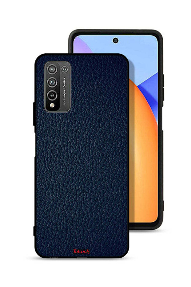 غطاء حماية جلدي بنمط لهاتف Honor 10X Lite
