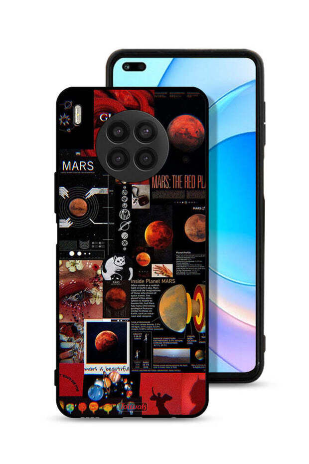 غطاء حماية لهاتف Honor 50 Lite بتصميم Mars Art