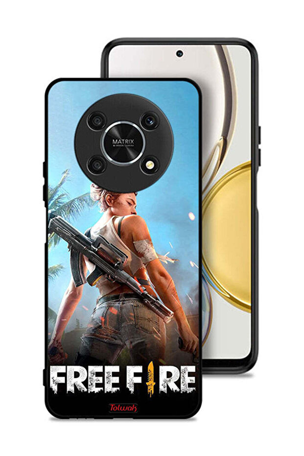 غطاء حماية لهاتف Honor X9 5G بتصميم فري فاير