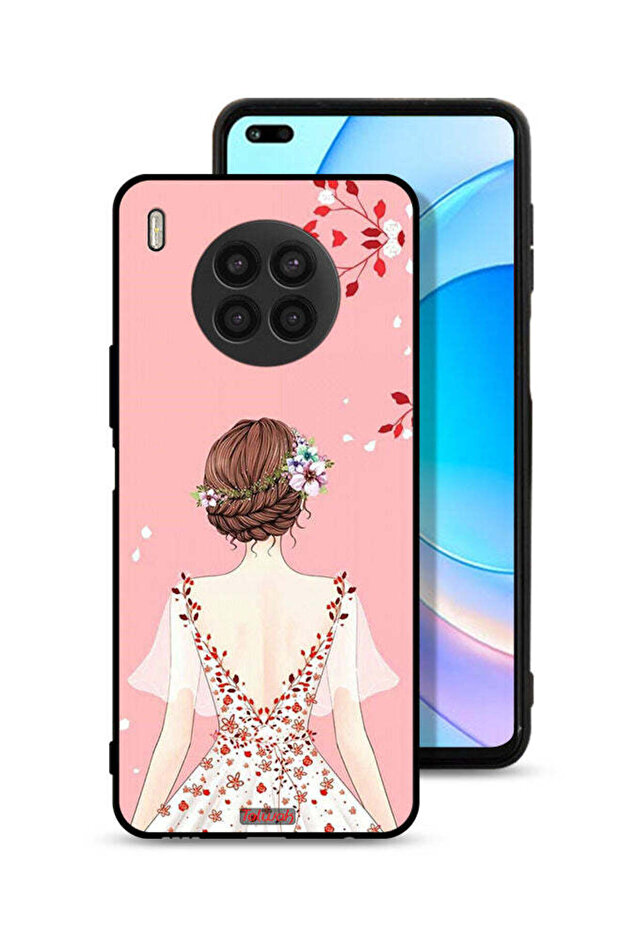 Honor 50 Lite Protective Case Cover Standing Girl Art