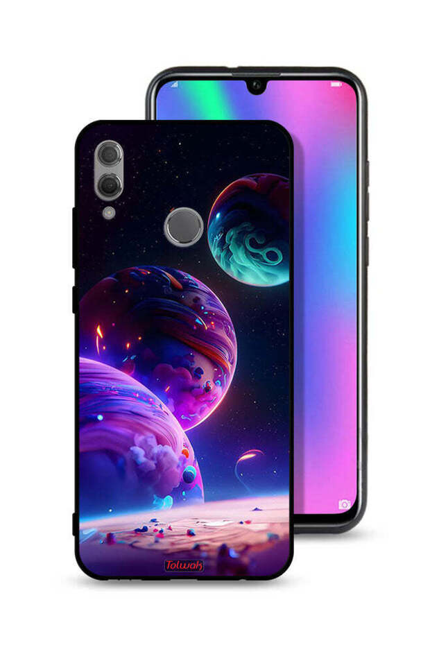 غطاء حماية لهاتف Honor 10 Lite بنمط كوكبي