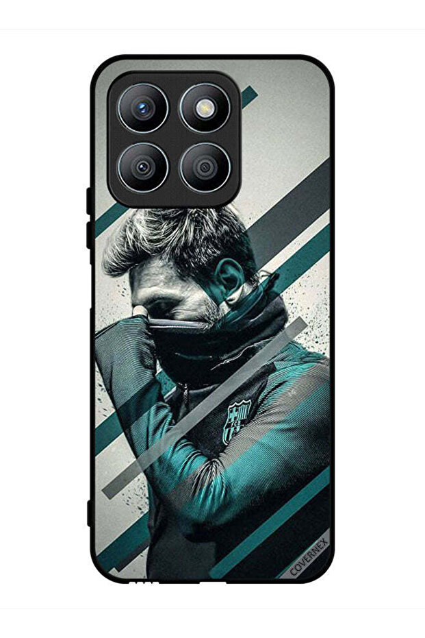 غطاء حماية لهاتف Honor X8b - وجه ميسي المختبئ