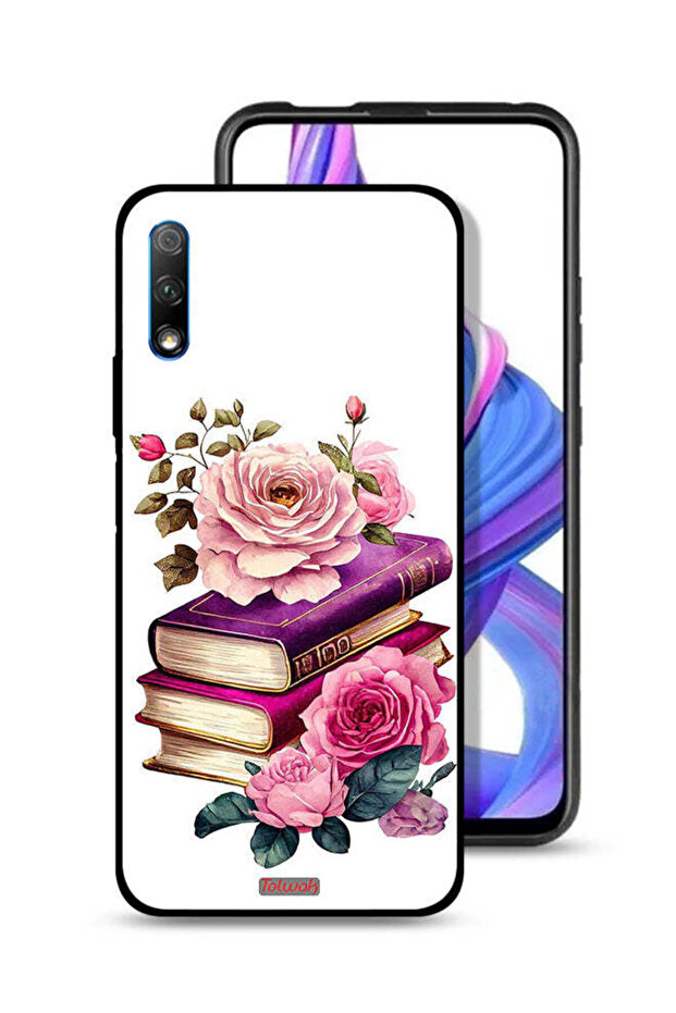 Honor 9X (China) Protective Case Cover Roses And Books