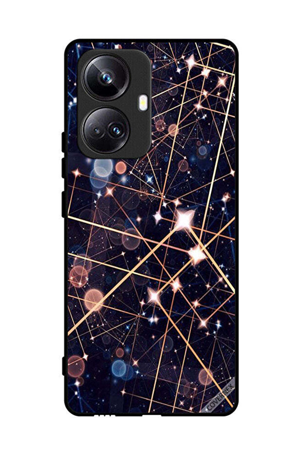 غطاء حماية لهاتف Realme 10 Pro Plus بنمط منحنيات الإضاءة