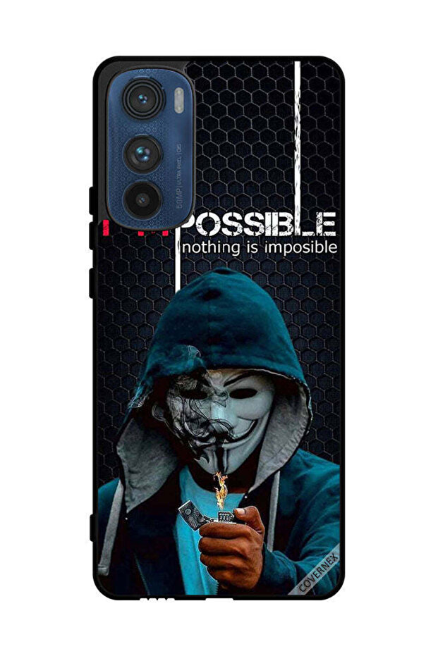 Protective Case Cover For Motorola Edge 30 I Am Possible Nothing Is Impossible Wallpaper