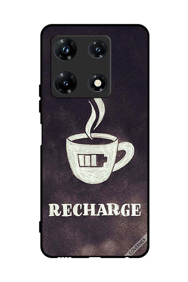 غطاء حماية لهاتف Infinix Note 30 Pro Coffee Recharge