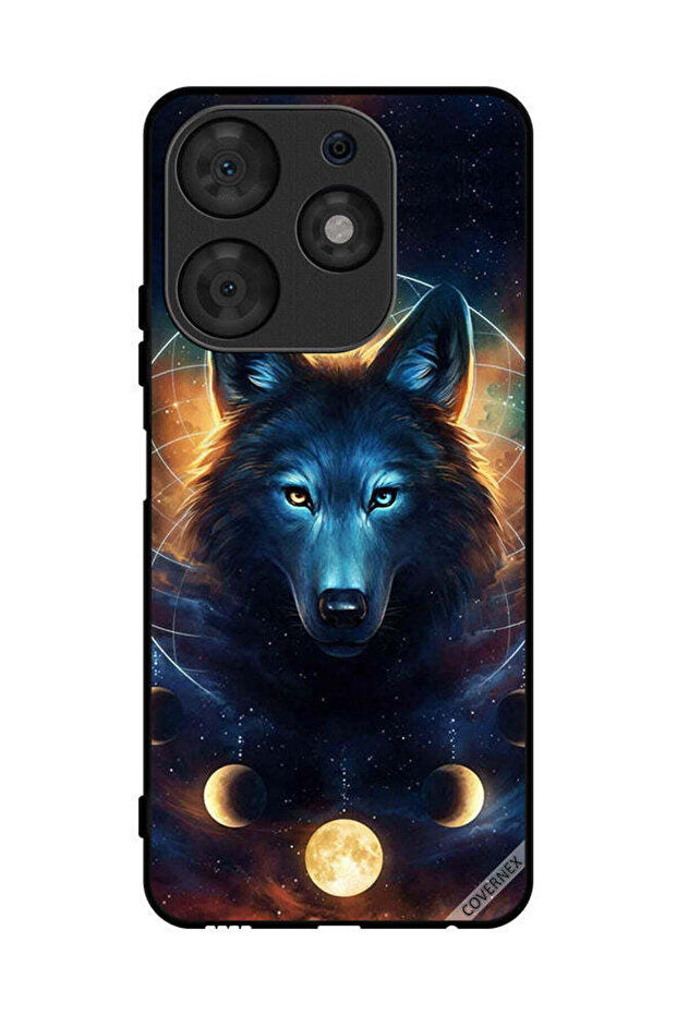 Protective Case Cover For Tecno Spark 10 Pro Wolf In Space