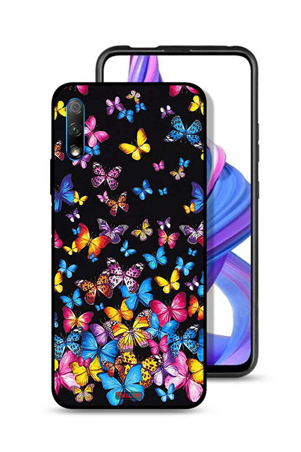 Honor 9X (China) Protective Case Cover Colorful Butterflies