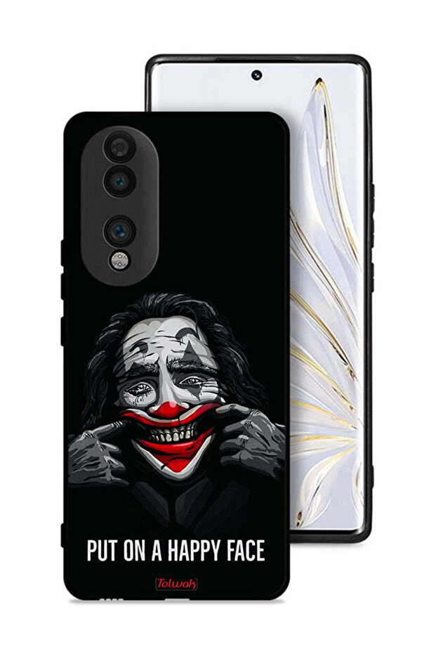 غطاء حماية لهاتف Honor 70 بوجه سعيد