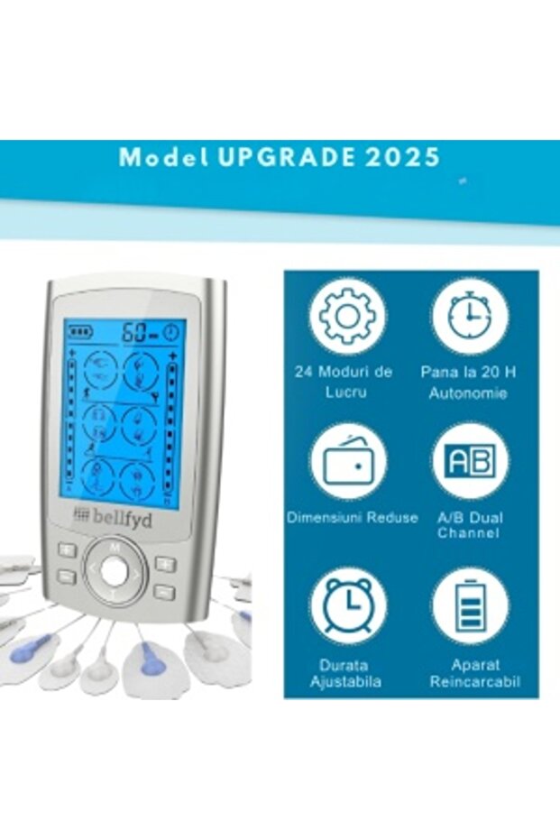 Electrostimulation / Physiotherapy Massager, 24 Programs - 4