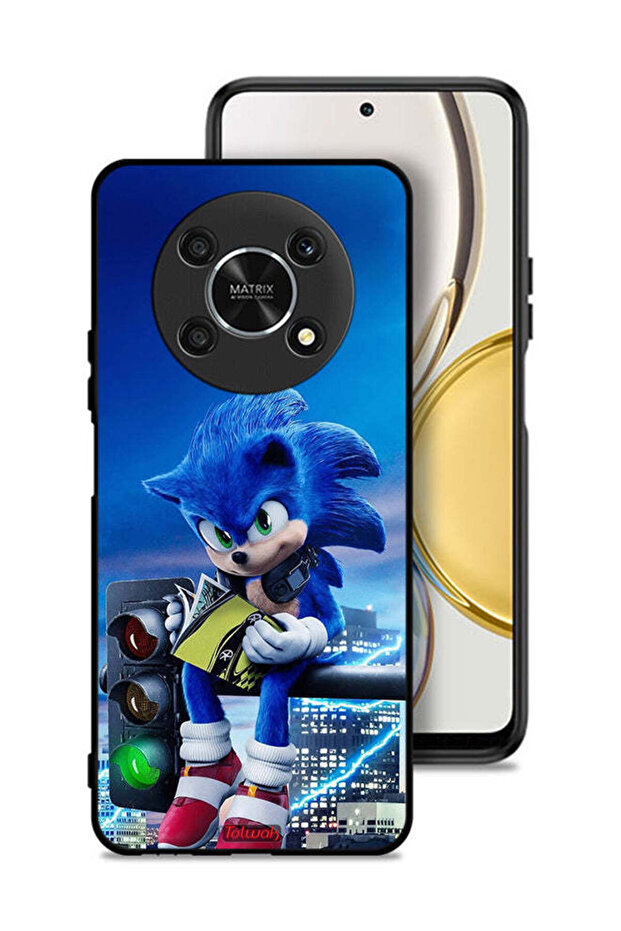 غطاء حماية لهاتف Honor X9 5G بطبعة سونيك ريدينج