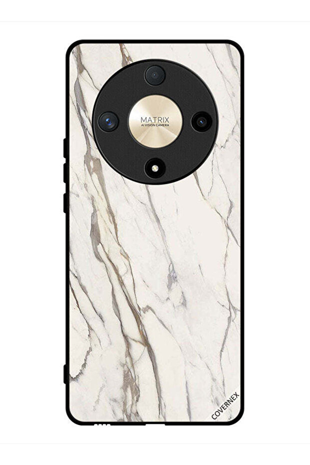 غطاء حماية لهاتف Honor X9b بنمط رخامي