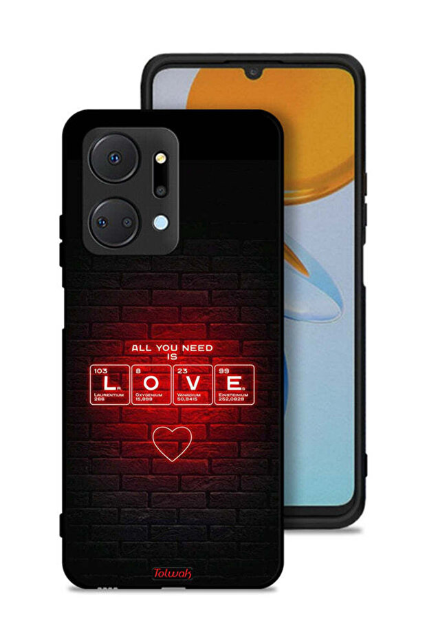 غطاء حماية لهاتف Honor X7a كل ما تحتاجه هو الحب