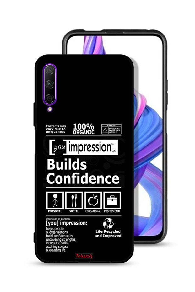 Honor 9X Pro Protective Case Cover Builds Confidence Sticker