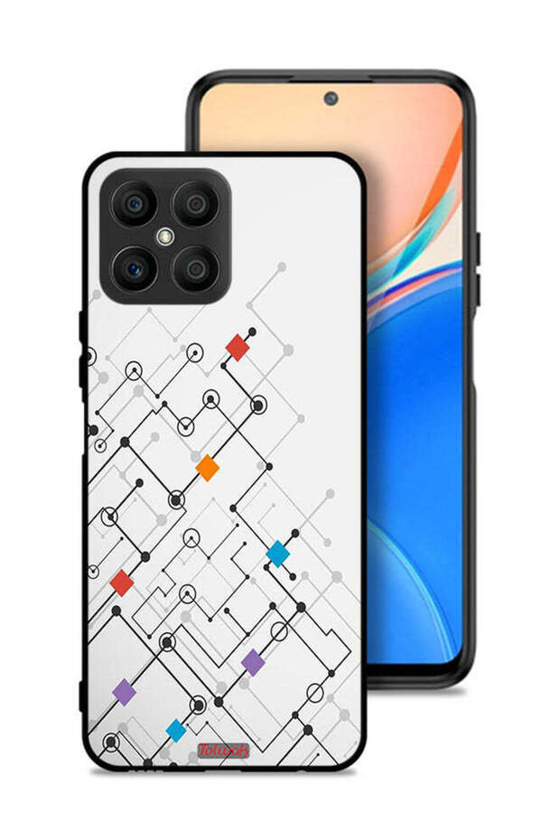 غطاء حماية لهاتف Honor X8 4G مع موصلات