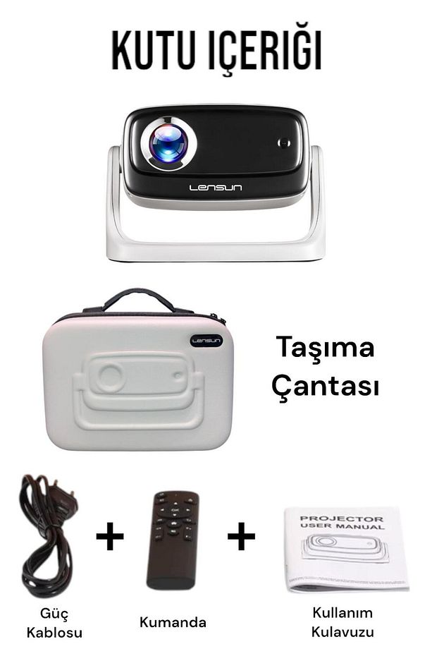 NEW 15 Taşınabilir Android Projeksiyon Dahili Hoparlör Ve Wifi Akıllı Sinema Projektör - 6