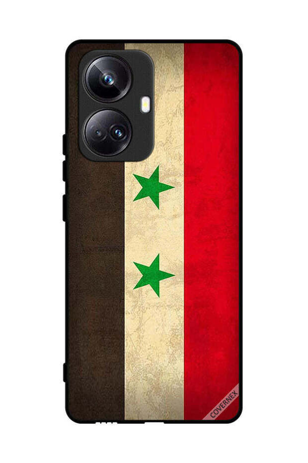 غطاء حماية لجهاز Realme 10 Pro Plus علم سوريا