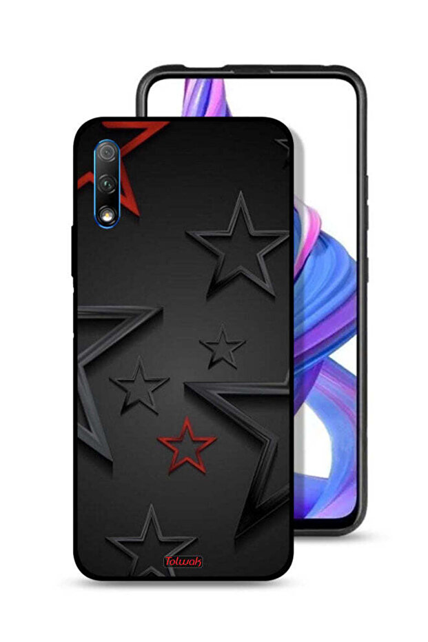 غطاء حماية بنقشة نجوم لهاتف Honor 9X (الصين)