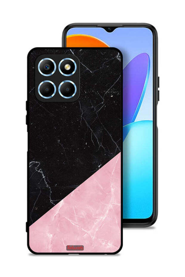 غطاء حماية لهاتف Honor X6 بنمط رخامي - 1