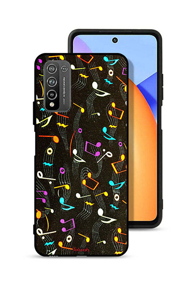 Honor 10X Lite Protective Case Cover Music Fabric Pattern