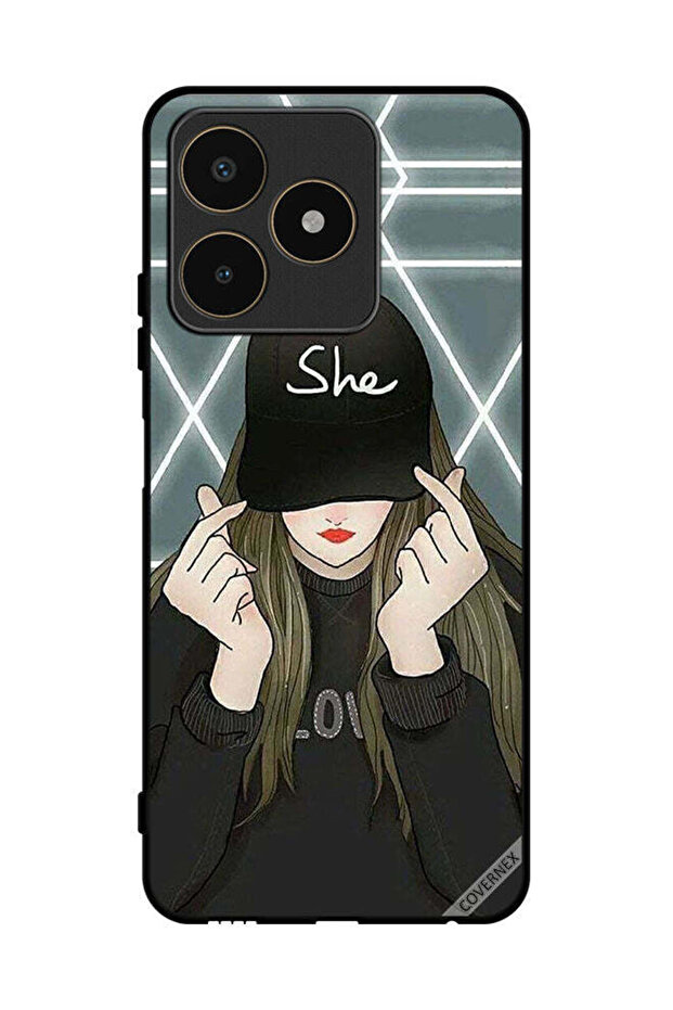 غطاء حماية لهاتف Realme C53 She On Cap