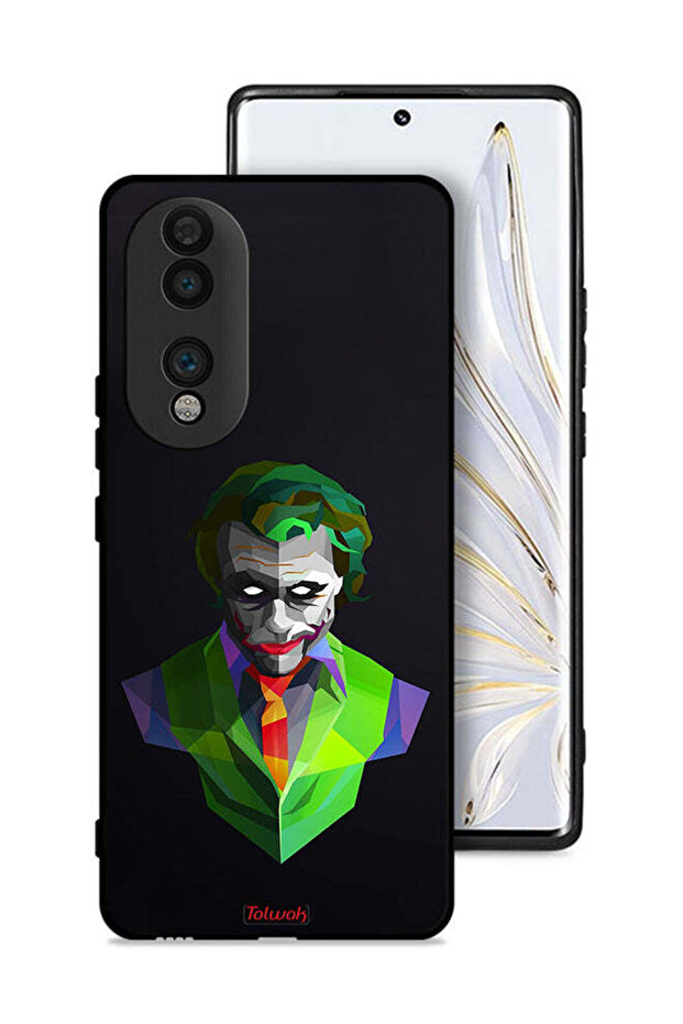 غطاء حماية لهاتف Honor 70 بتصميم فن تجريدي للجوكر