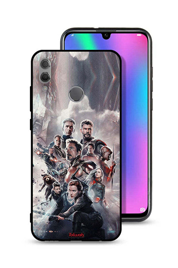 غطاء حماية لهاتف Honor 10 Lite بتصميم Avengers