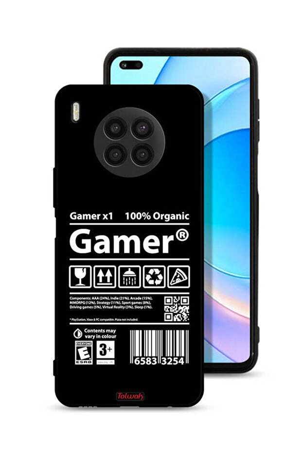 غطاء حماية لهاتف Honor 50 Lite، ملصق للاعبين