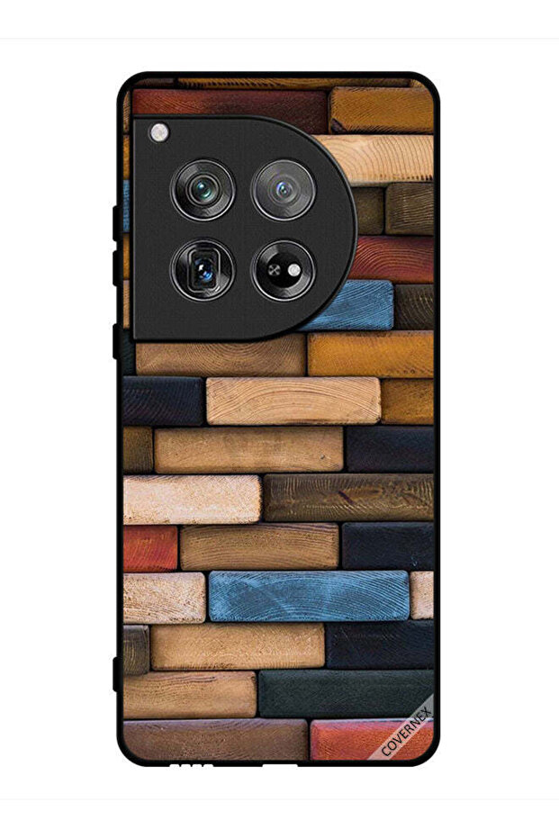 غطاء حماية خشبي لهاتف OnePlus 12