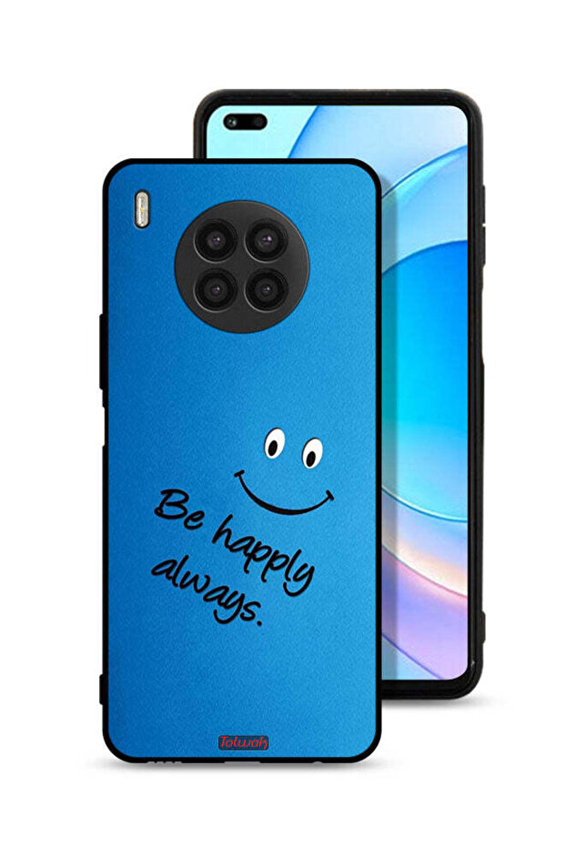 غطاء حماية لهاتف Honor 50 Lite كن سعيدًا دائمًا