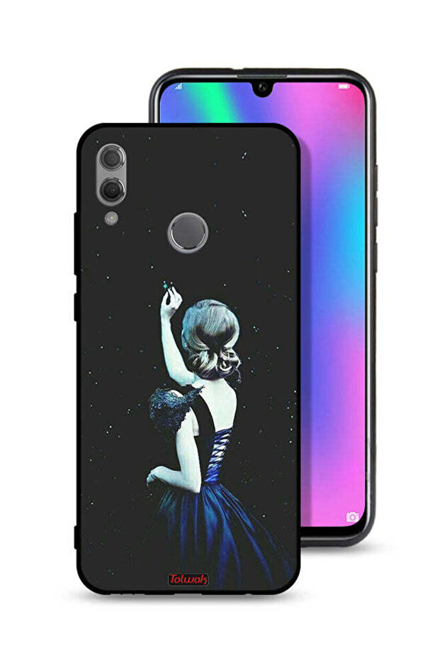 غطاء حماية لهاتف Honor 10 Lite بتصميم نجمة مؤثرة