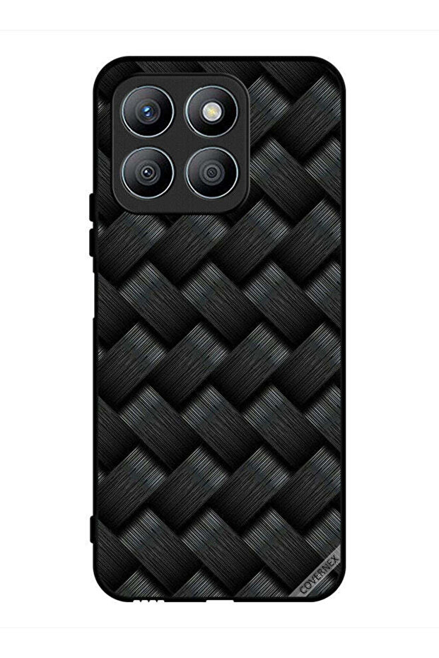غطاء حماية لهاتف Honor X8b بنمط خطوط داكنة
