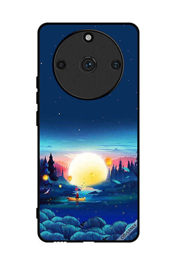 غطاء حماية لجهاز Realme 11 Pro Plus بمنظر غروب الشمس