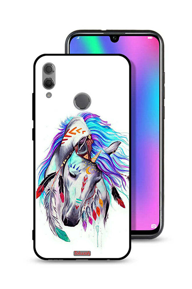 غطاء حماية لهاتف Honor 10 Lite بتصميم حصان